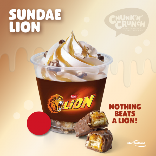 Chunk’n Crunch Sundae Lion