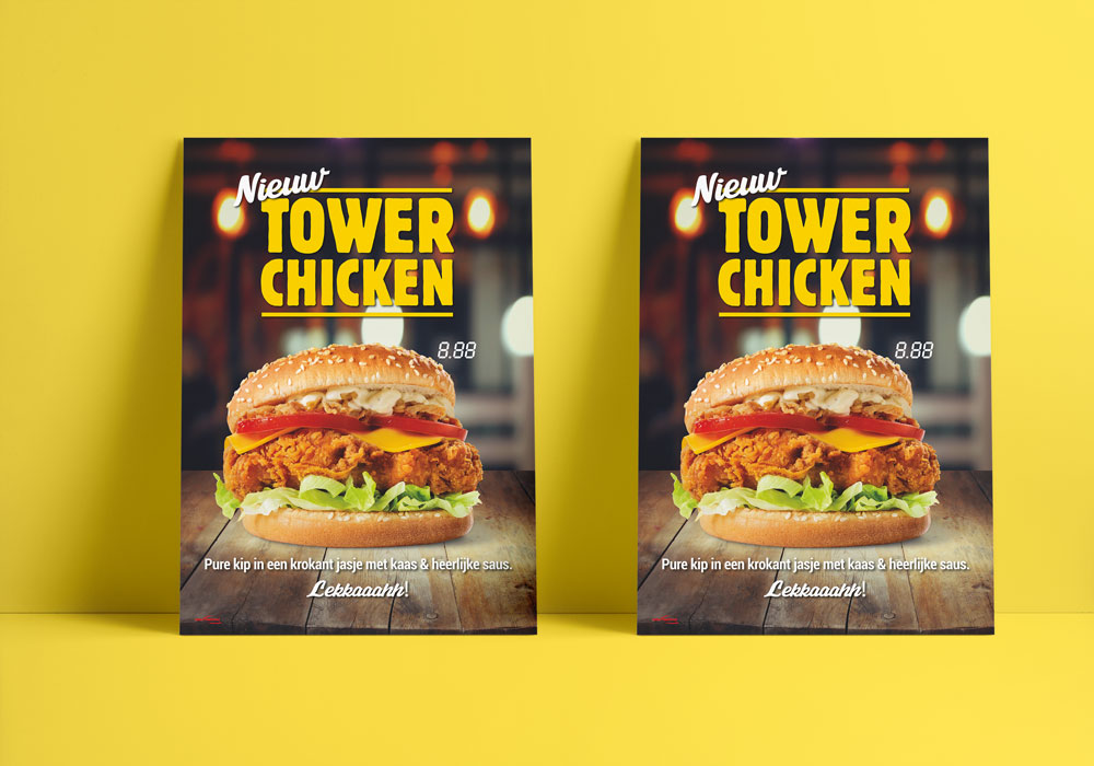 Tower Chicken Poster